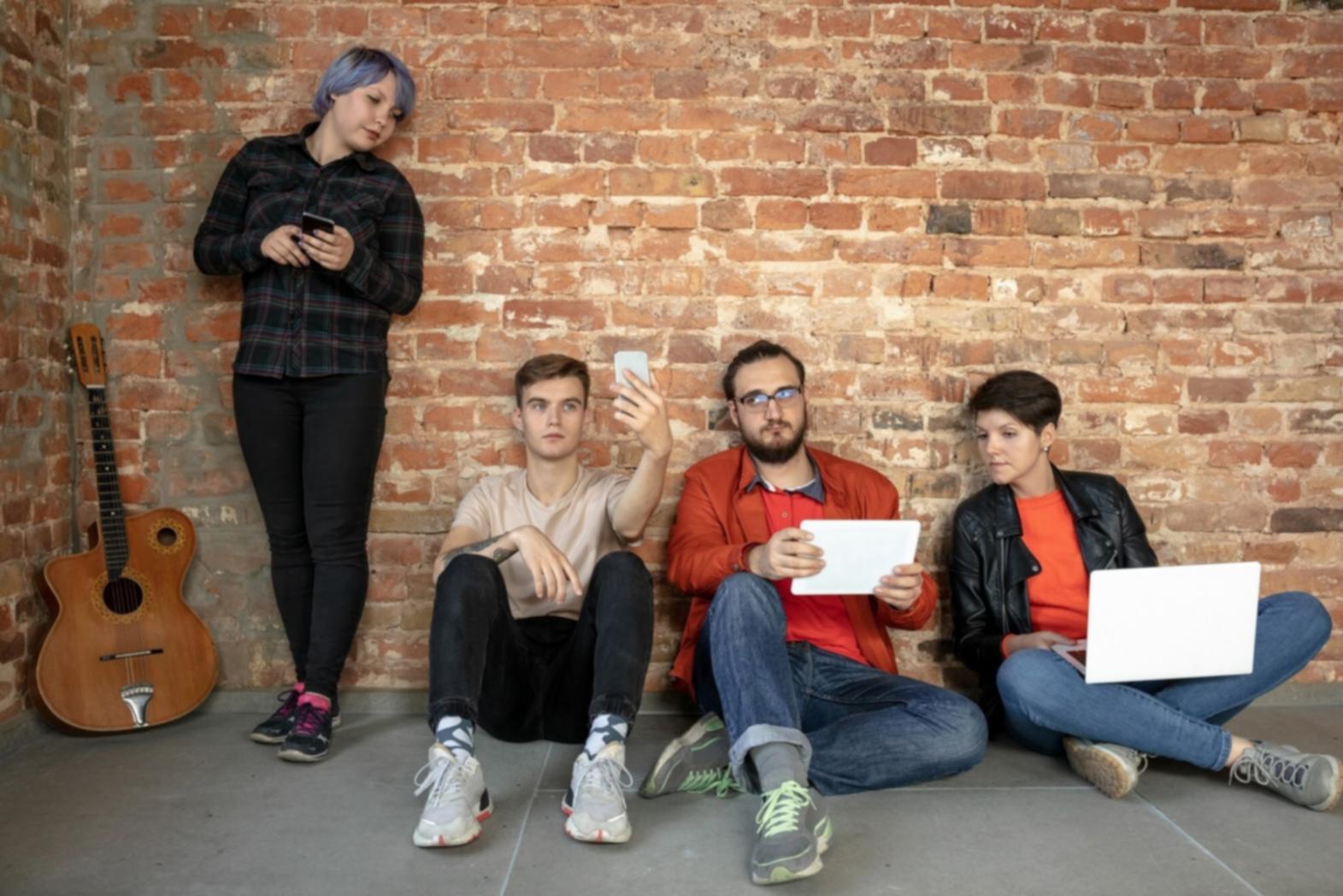 金融データ分析の様子